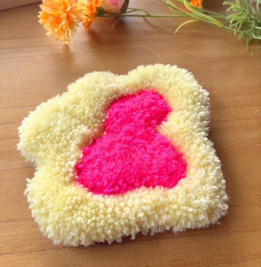 Yellow & Pink Mini Rug