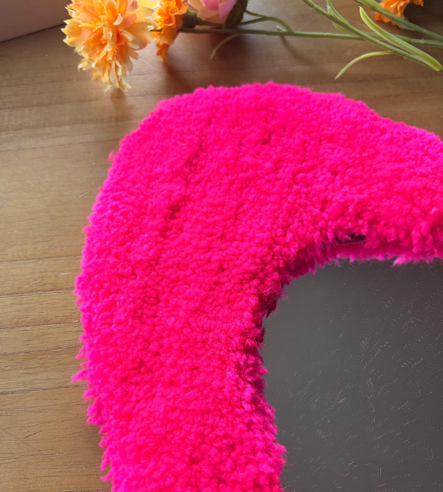 Pink Tufted Mirror