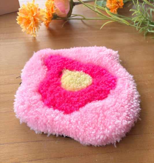 Pink & Yellow Amoeba Mini Rug