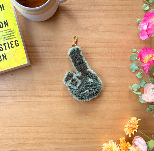 Green Bong Rug Keychain