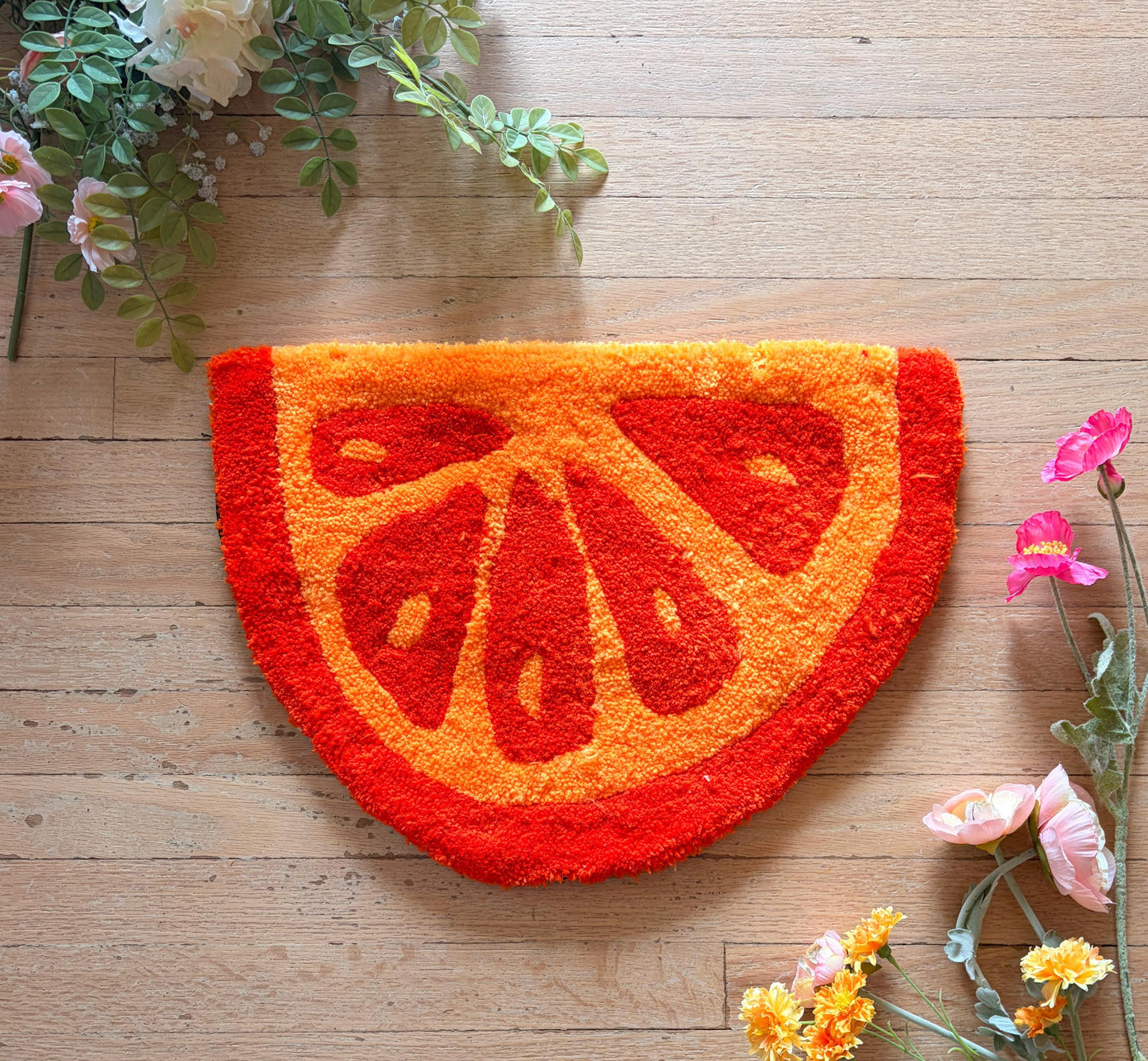 Orange Slice Rug