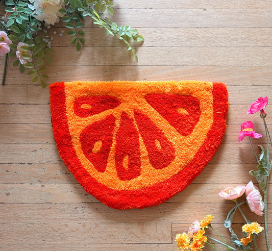 Orange Slice Rug