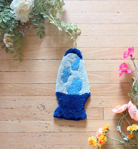 Blue Lava Lamp Rug