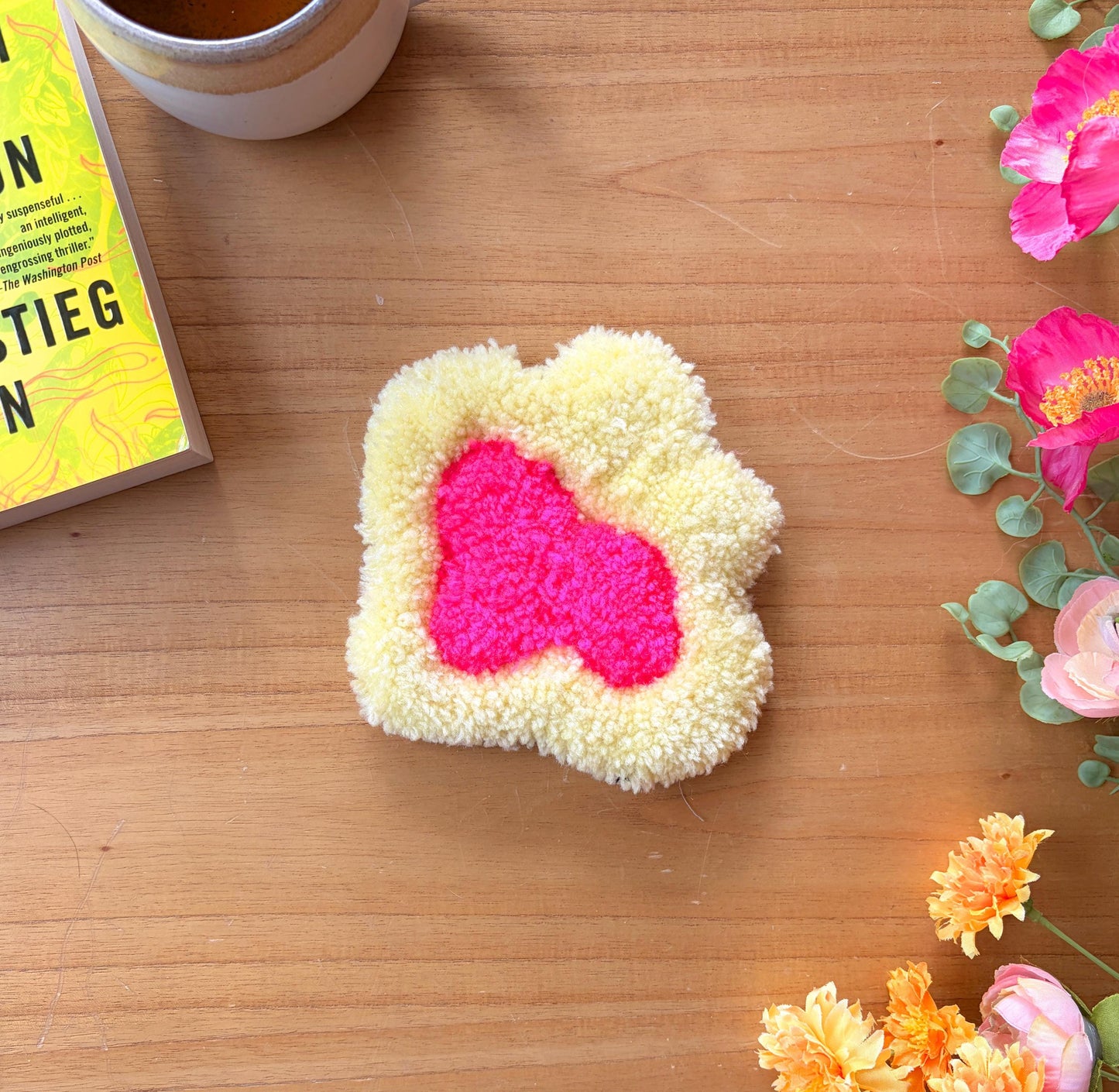 Yellow & Pink Mini Rug