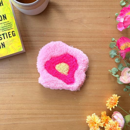 Pink & Yellow Amoeba Mini Rug